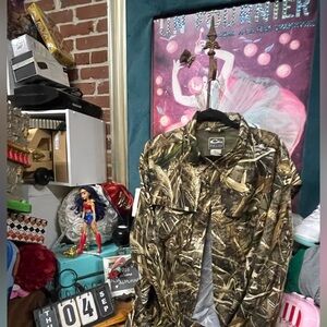 Drake Waterfowl Systems Realtree Max 5 Camo Button Down
